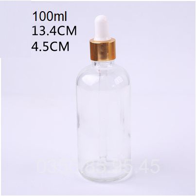 10 Chai thủy tinh 100ml nắp bóp