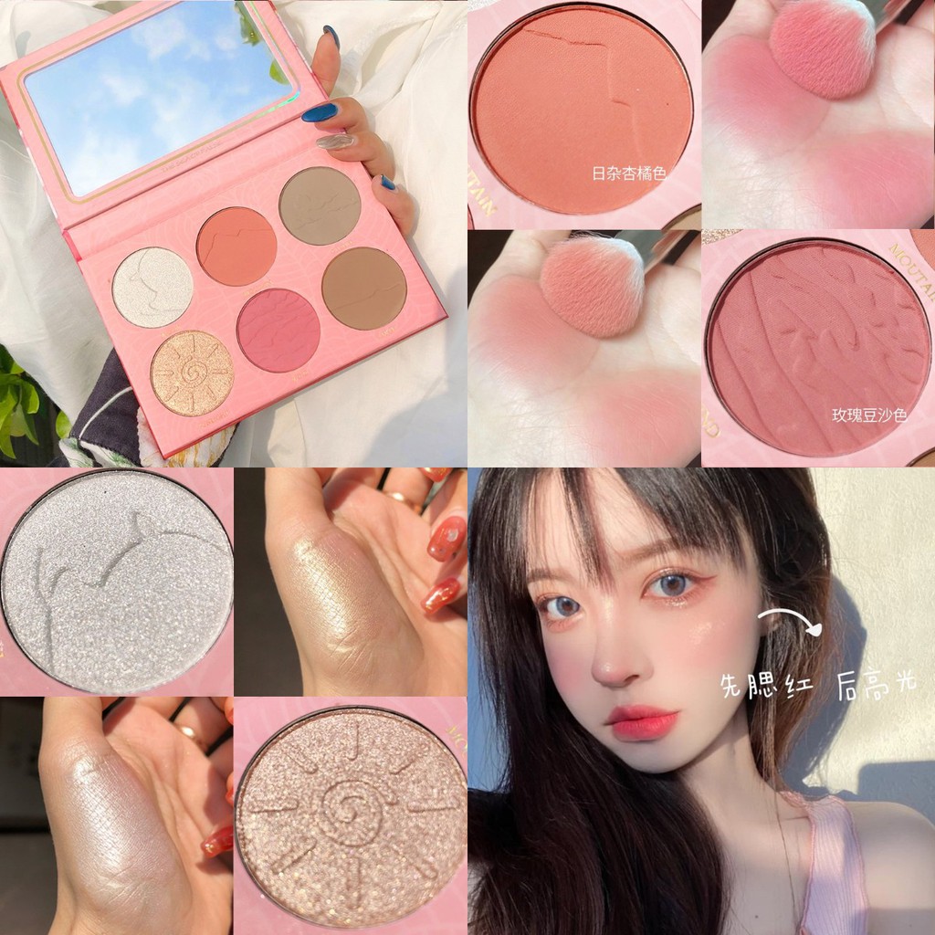 Bảng Phấn Sweet Mint Hồng Siêu Tiện Dụng Kết Hợp Phấn Mắt + Phấn Má + Tạo Khối The Sea Of False | BigBuy360 - bigbuy360.vn