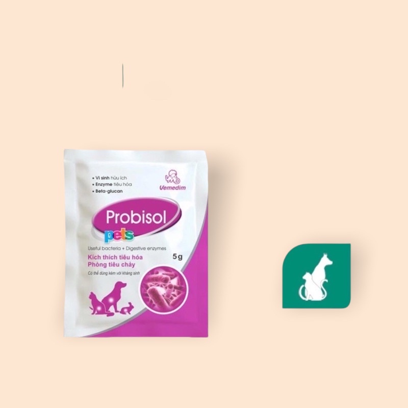 Men tiêu hóa cho chó mèo Vemedim Probisol 5g