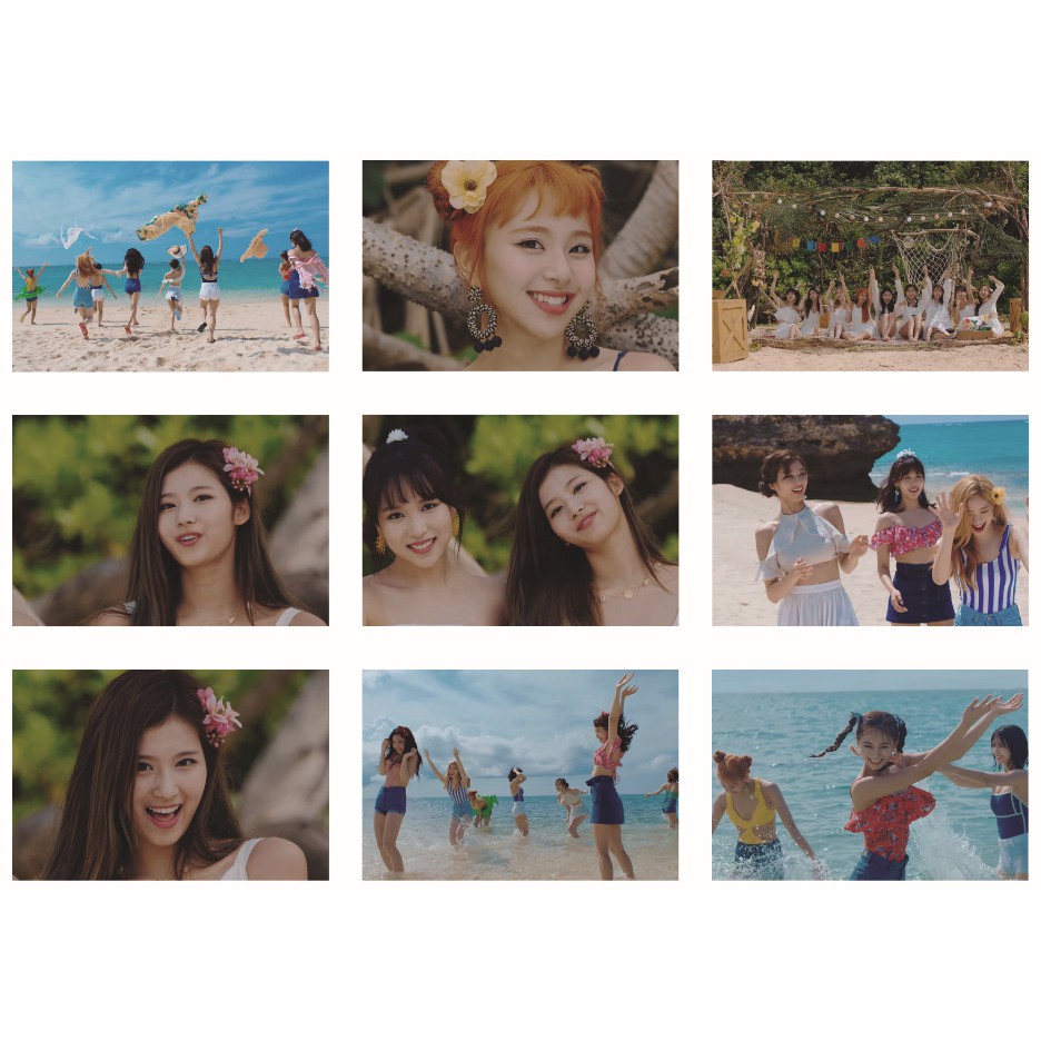 Lomo card ảnh nhóm TWICE MV Dance The Night Away full 72 ảnh