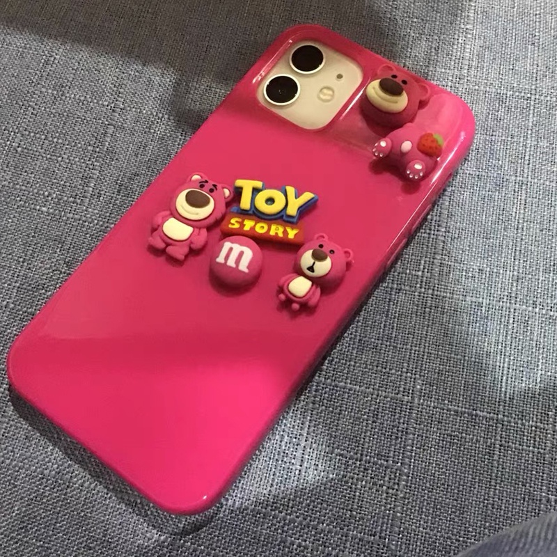 Ốp điện thoại hình gấu hoạt hình cho Iphone 12 Pro Max 12pro 12 Mini Se2020 11pro Max 11pro 11 Ix Xr Xs Max 7 8 Plus | BigBuy360 - bigbuy360.vn