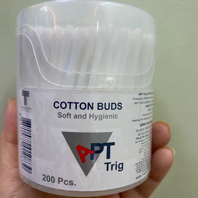 Tăm Bông Cotton Buds ATP-Trig (200 Cây/ hộp)