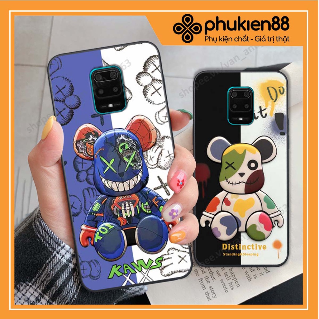 Ốp lưng Xiaomi Redmi K30 / Redmi K30 5G hình kaws, bear brick, venom thời trang siêu ngầu