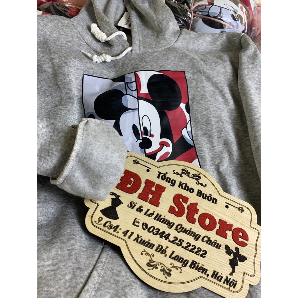 (Mẫu Mới 2021) Áo Hoodie Chuột Mickey  Có Mũ Nam Nữ Chất Nỉ Bông Dày Dặn Form Rộng Unisex- Áo Nỉ Nam Nữ Ulzzang | BigBuy360 - bigbuy360.vn