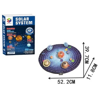 Đồ chơi lắp ghép hệ mặt trời freeship Bộ lắp ghép 3D các hành tinh trong hệ mặt trời