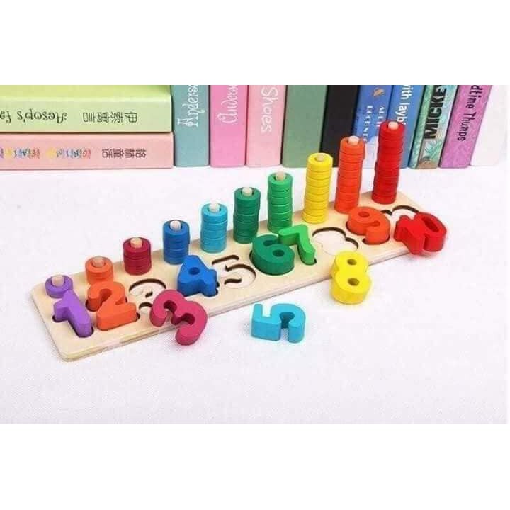 BỘ HỌC CHỮ SỐ- XẾP HÌNH TƯ DUY CHO BÉ