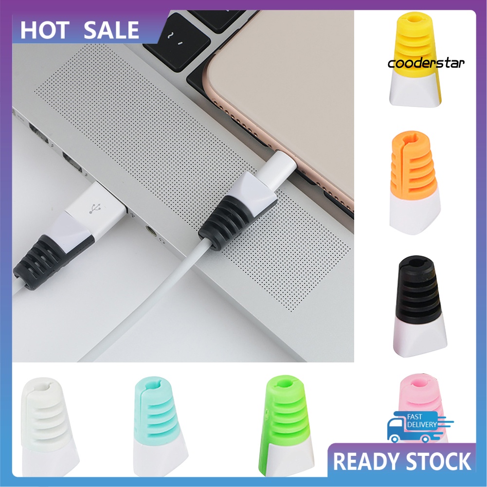 2 Vỏ bảo vệ cáp sạc bằng silicon chống đứt đa năng