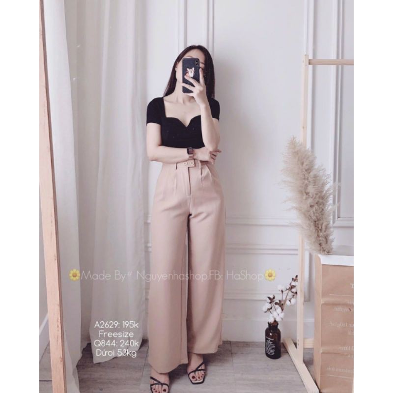 Set quần suông Bigsize 55 đến 100 ký