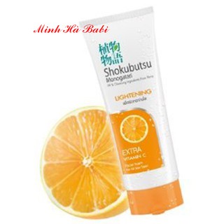 Sữa Rửa Mặt Trắng Da SHOKUBUTSU