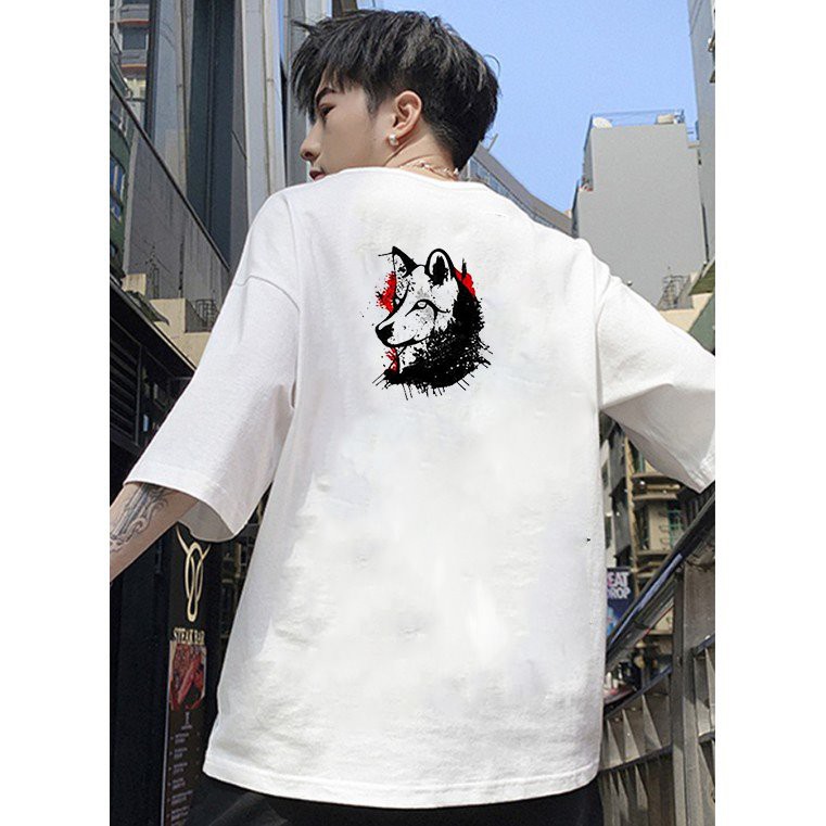 Áo thun unisex form rộng Nhật Bản đẹp độc lạ phong cách cá tính vải dày mịn 2019T2326