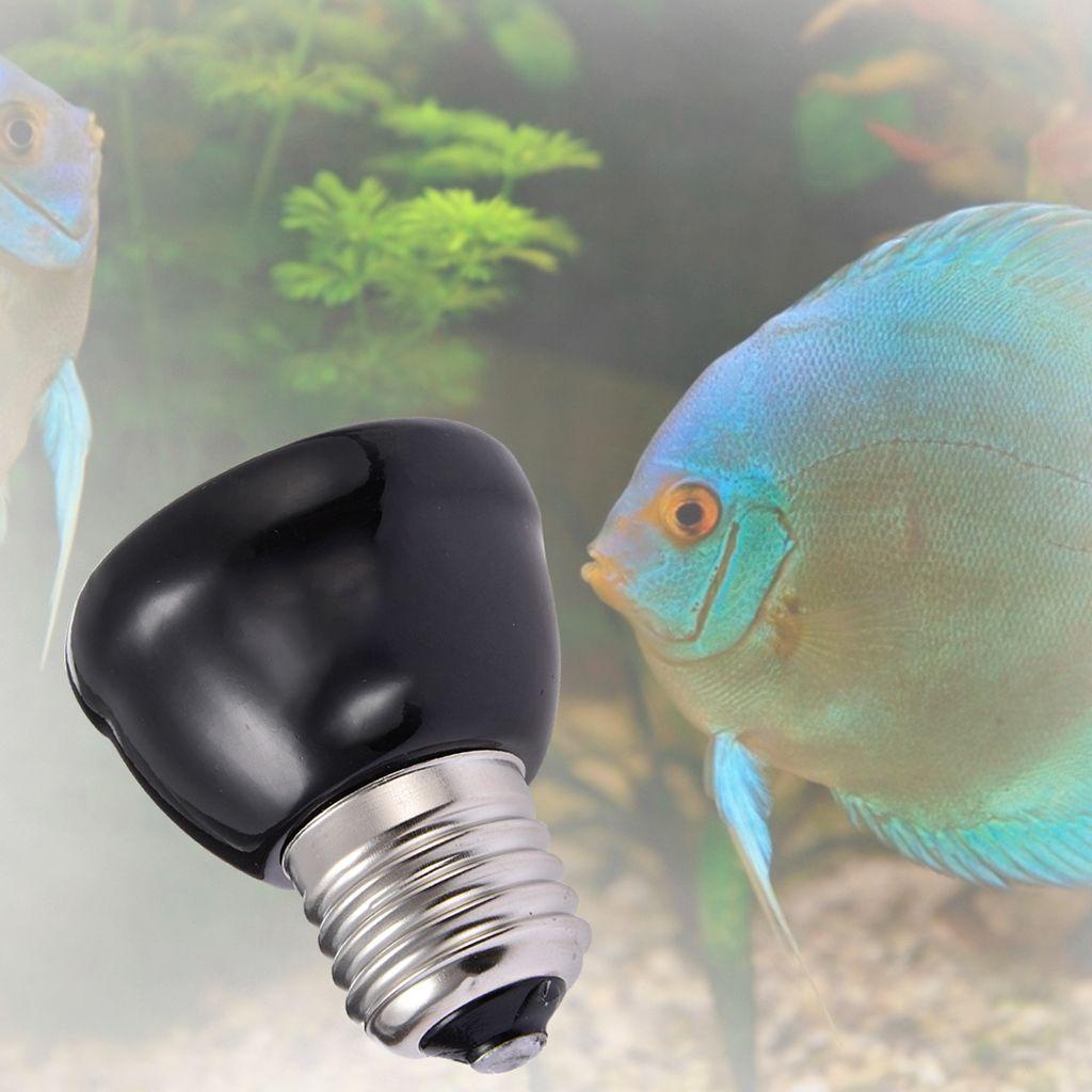 1 Đèn Sưởi Ấm Cho Rùa / Thằn Lằn / Bò Sát 110V / 220V Màu Đen