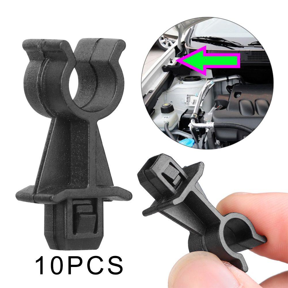MAYSHOW Set 10 Kẹp Hỗ Trợ Nắp Ca Pô Xe Hơi Nissan Qashqai Pathfinder Navara