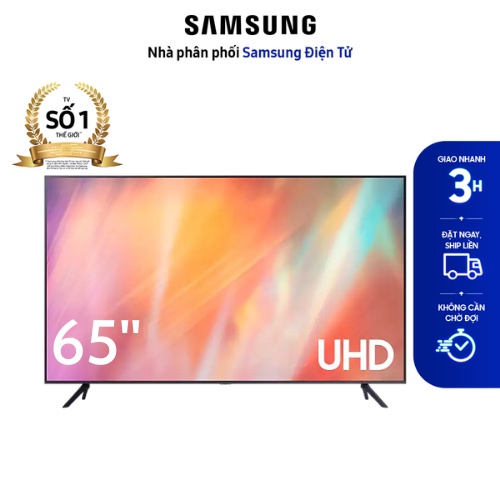 Smart Tivi Samsung Crystal UHD 4K 65 inch UA65AU7700KXXV - Miễn phí lắp đặ