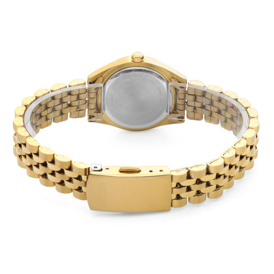 Đồng Hồ Nữ Citizen Đính Đá Swarovski Dây Thép Không Gỉ EU6062-50P - Mặt Vàng