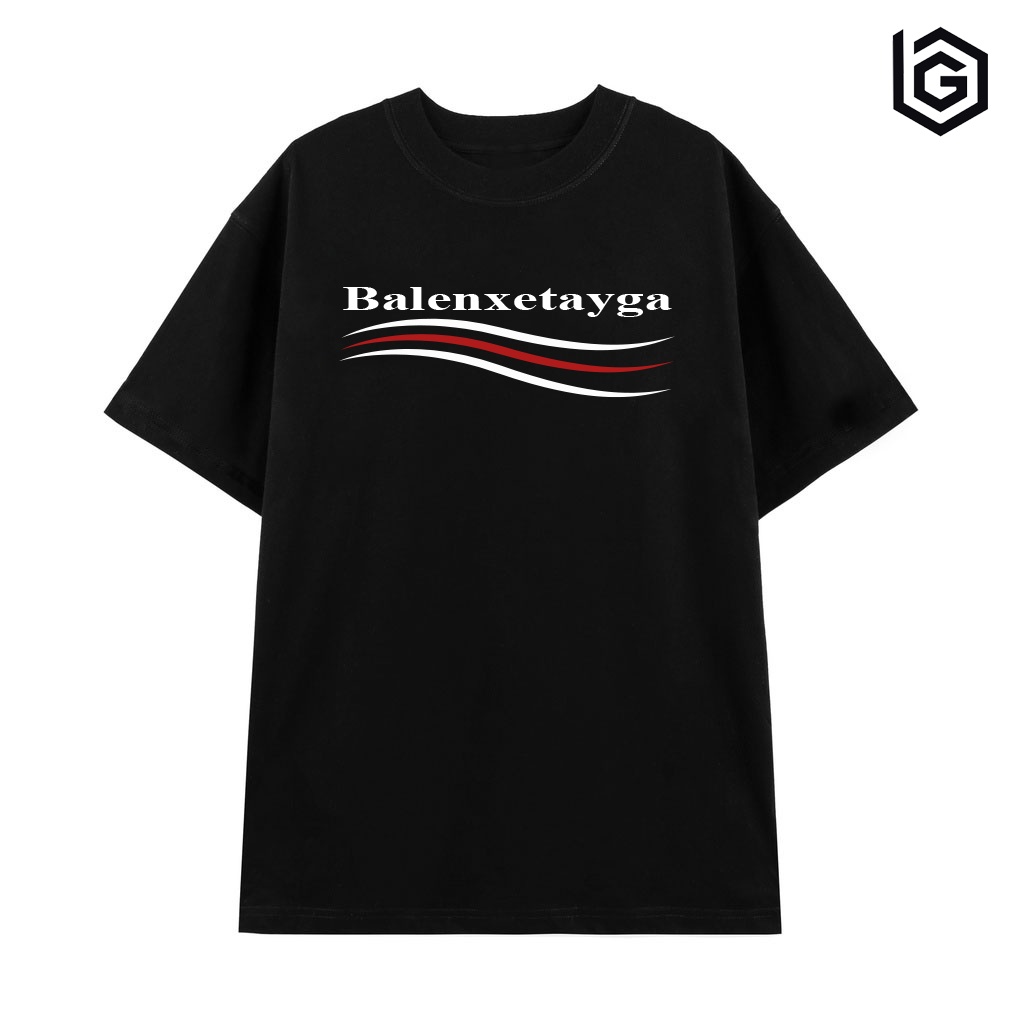 Áo Thun Nam Nữ Balenxetayga Tấu Hài, Áo Phông Unisex Cotton 2 Chiều MÀU ĐEN Mặc Phong Cách Trẻ Trung Năng Động