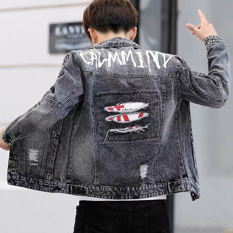 Áo khoác jean nam thời trang cao cấp, chất liệu denim thoáng mát, hàng chuẩn shop Lady-Hn Store88 S13