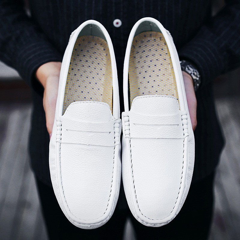 Giày Lười Chất Liệu Da Size Lớn 45 46 47 48 49 50 Cho Nam