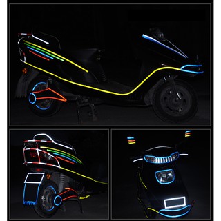 Cuộn Decal 8 Mét, Phản Quang Dán Viền Thân Xe