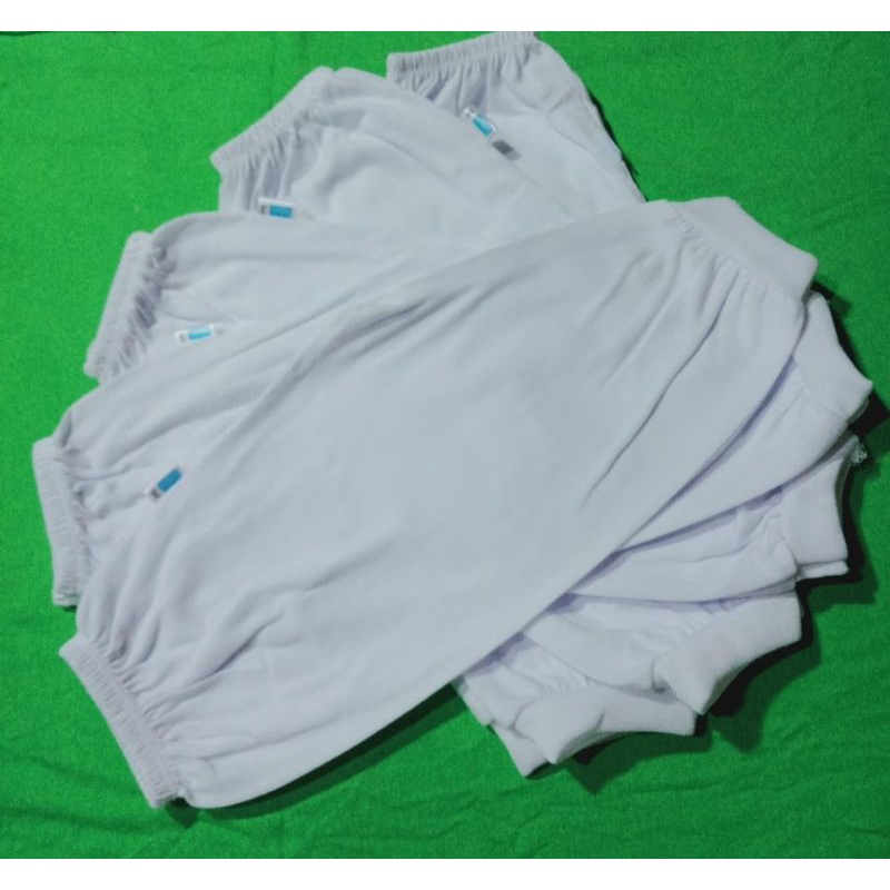 Quần bo trắng sơ sinh Bossini 100% cotton