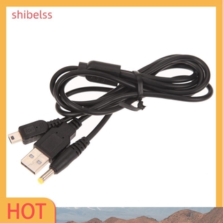 （ʚshibelss）1.2m 2 in 1 usb data data transfer sync charge cable cord wire for sony psp