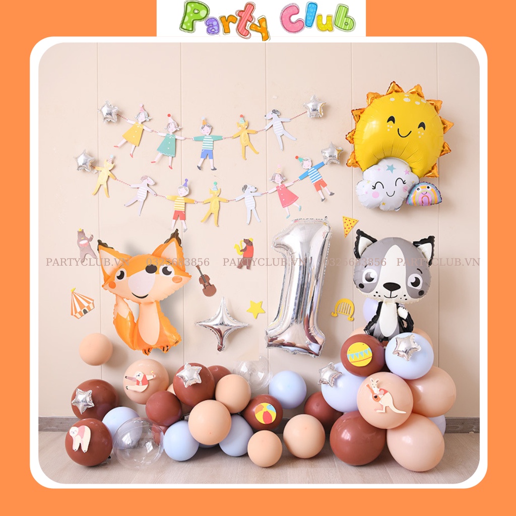 Bóng bay hình con vật- bóng hình thú trang trí sinh nhật