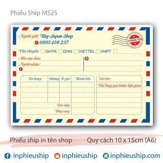 Phiếu giao hàng 100 tờ (Bưu Điện)