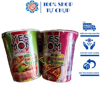 Mì ly ăn liền YES MOM có xúc xích