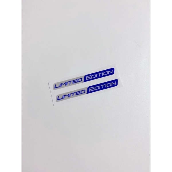 Cặp tem chữ nổi Limited sọc italia, carbon edition.. dán trang trí xe máy tem cao cấp chống thấm nước