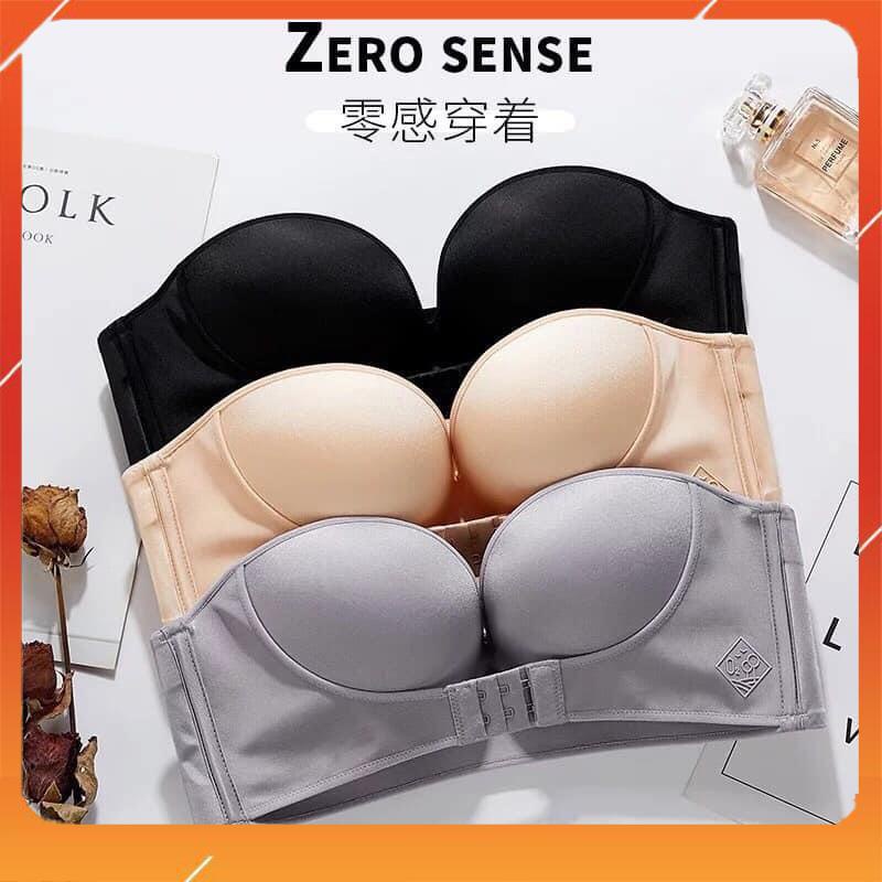 Áo cup ngực nữ chất liệu tản nhiệt cao cấp không gọng không dây đệm mút vừa quai cài trước A5505