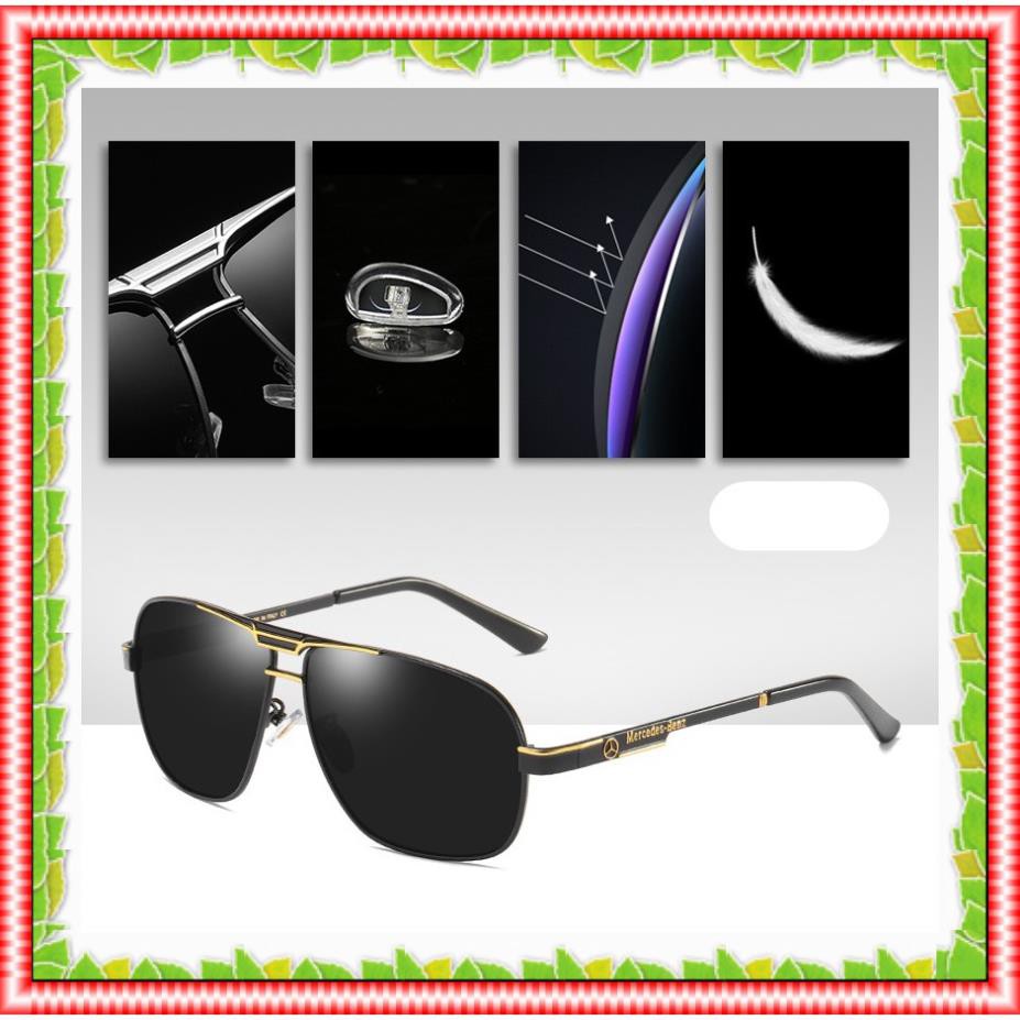 Kính Mắt Nam Mercedes Bez Cao cấp UV400 Quá Đẹp quá Đẳng Cấp