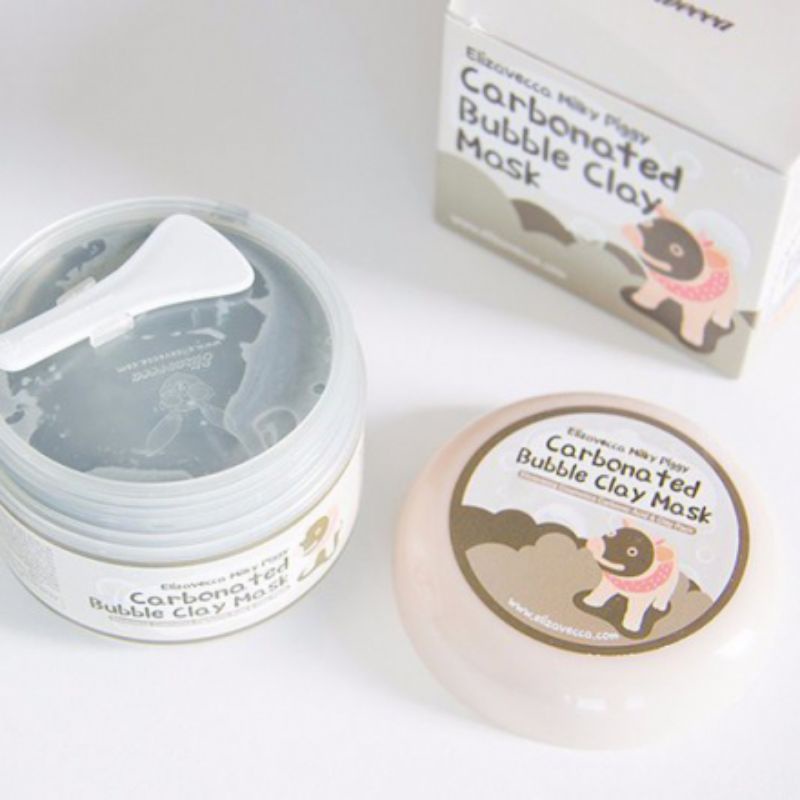 Mặt Nạ Sủi Bọt Thải Độc Bì Heo Carbonated Buble Clay Mask Chứa Collagen Của Bioaqua