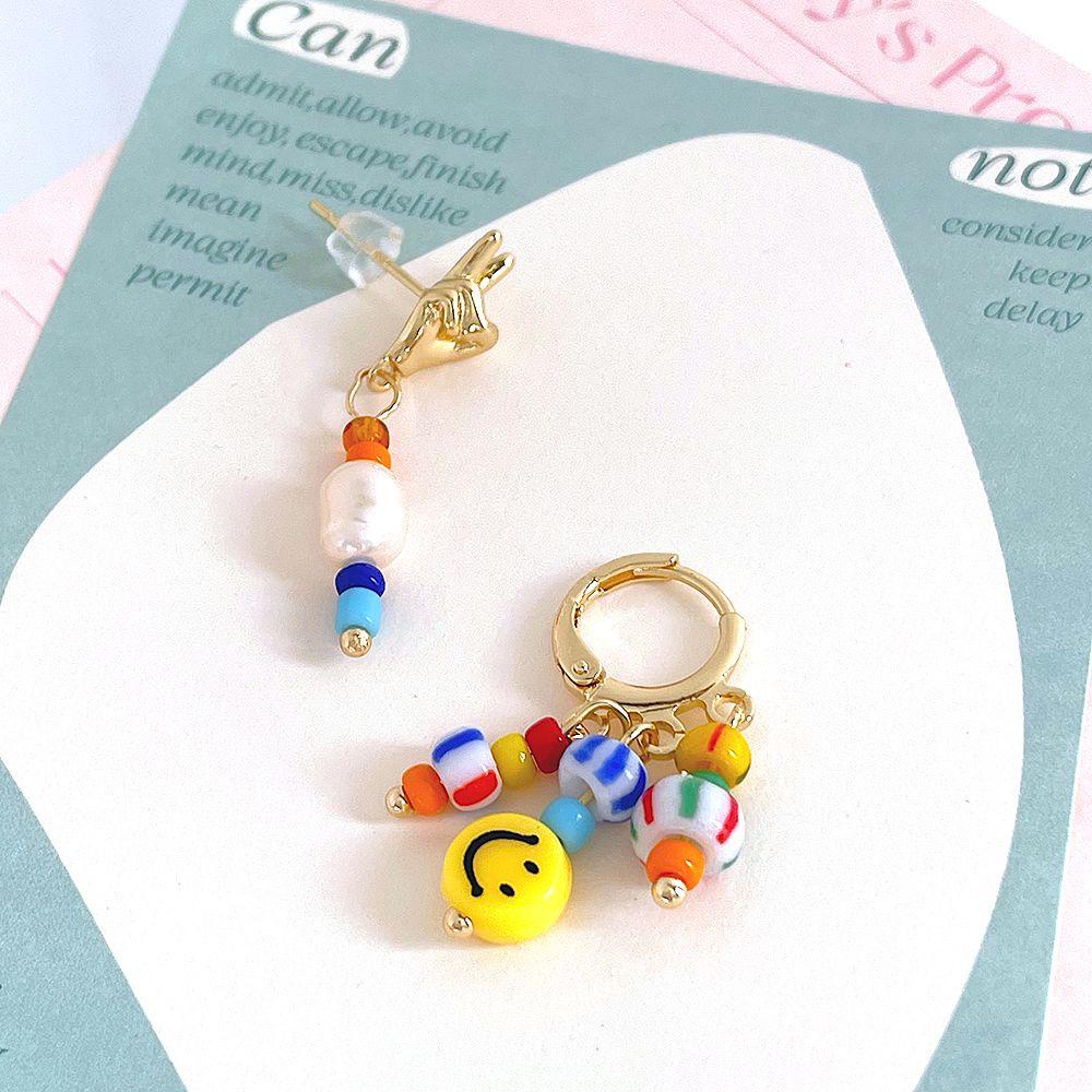 Bông Tai Hình Mặt Cười Thời Trang Dành Cho Nữ VANES1