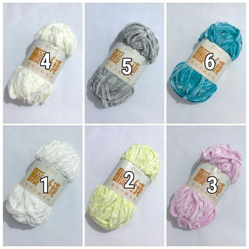 Len nhung Chenille 6mm