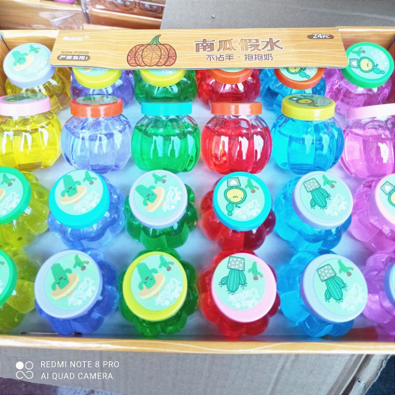 Slam Hộp 24 Slime Hình Bí Ngô Loại Đẹp