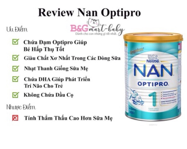 🌷 SỮA NAN NGA 800gr SỐ 1, 2, 3, 4 Date 2025 Mẫu Mới