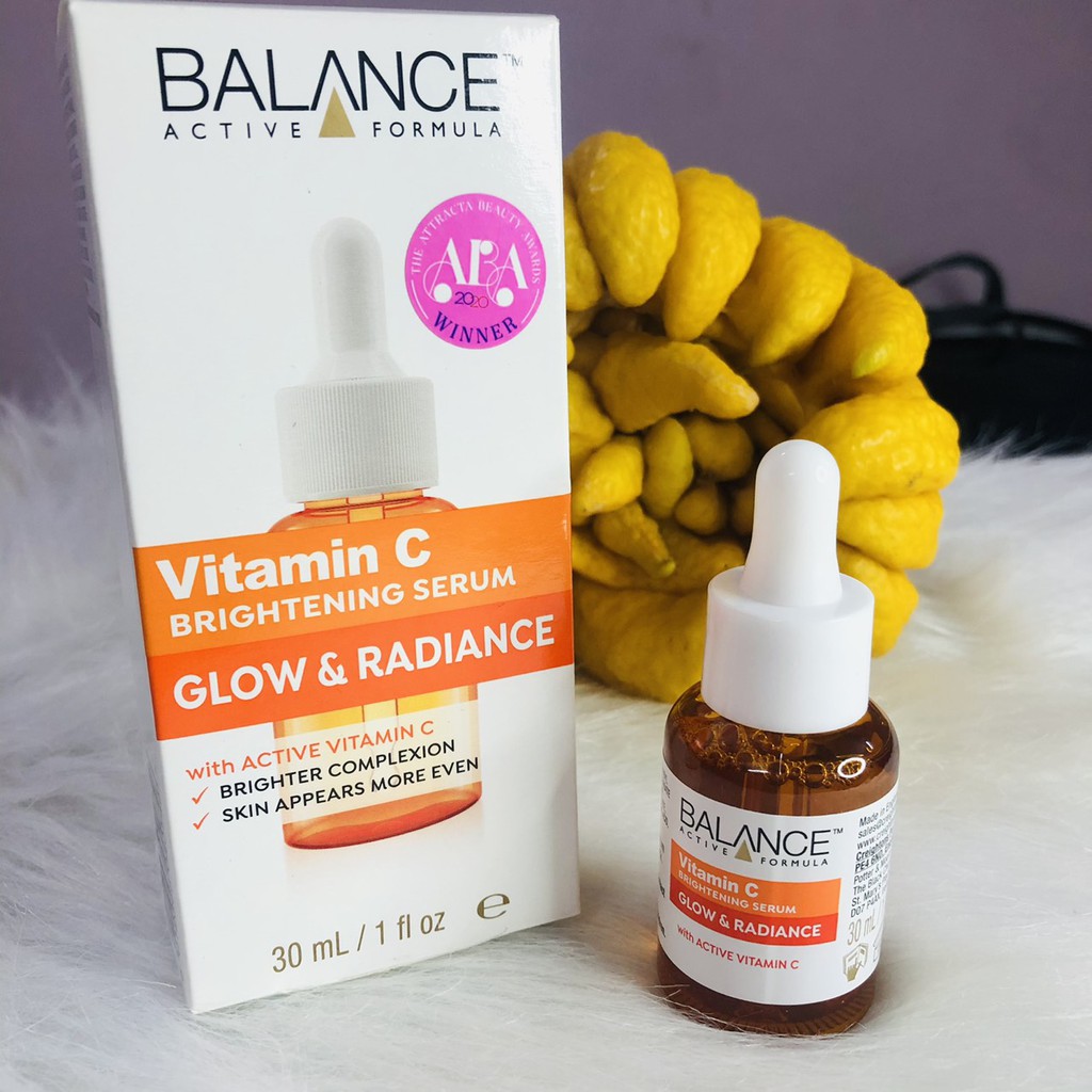 Serum Balance [Hot New-Hàng Auth] Tinh Chất mờ thâm sau mụn Vitamin C Balance Active Formula 30ml