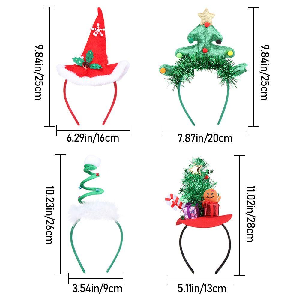 SUSANS Băng Đô Cài Tóc Hình Cây Thông Noel