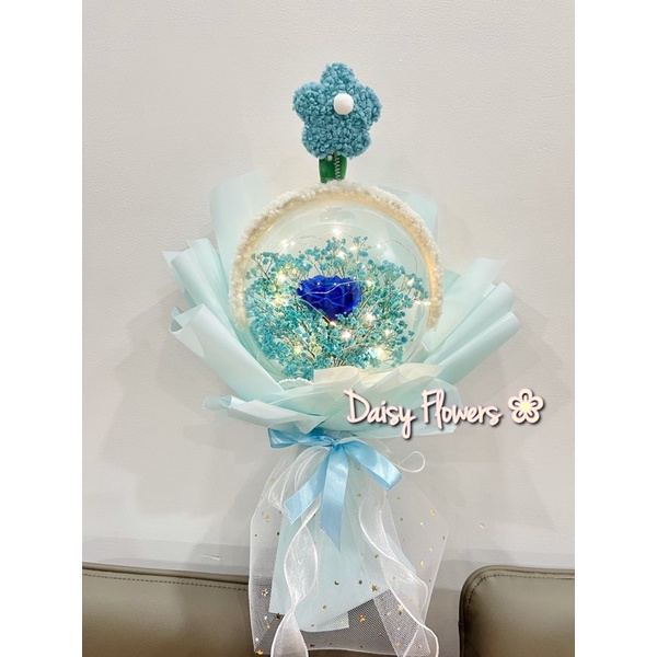 Hoa bóng mica đèn led 3 chế độ - Quà tặng