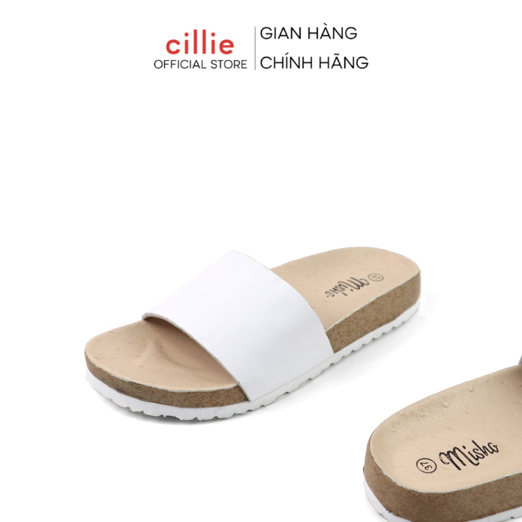 Dép Đế Trấu Nữ Quai Ngang Cillie Bằng Da Thật Mềm Mại Nhẹ Nhàng Thời Trang Đi Biển, Đi Chơi 1009