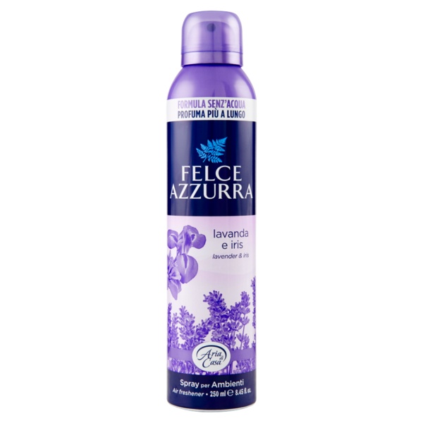 Xịt Phòng Felce Azzurra Hương Nước Hoa Ý, Chiết Xuất Oải Hương &amp; Diên Vĩ Thư Giãn 250ml - 8001280032066