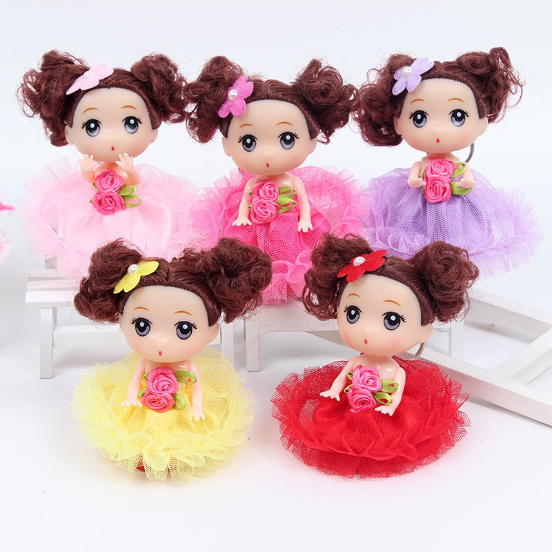 Búp Bê Barbie Mặc Váy Cưới Kiểu Hàn Quốc 12cm Dễ Thương