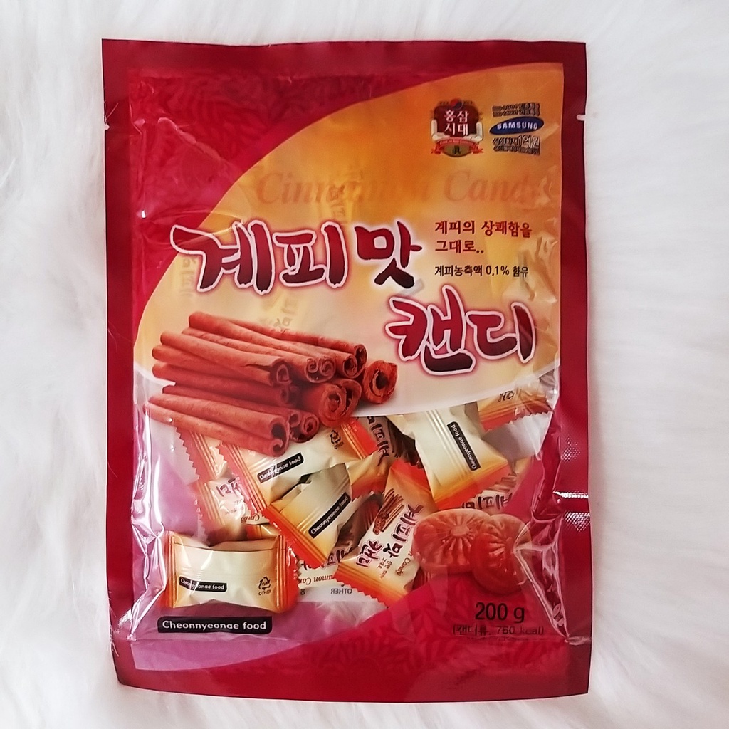 KẸO QUẾ HÀN QUỐC 200g