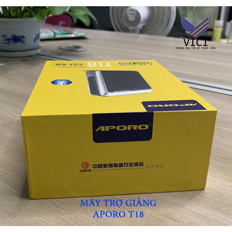 Máy Trợ Giảng APORO T18, Hàng Chính Hãng Có Bảo Hành, Pin Khỏe Dùng Lâu, Âm Thanh Loa Rõ Ràng
