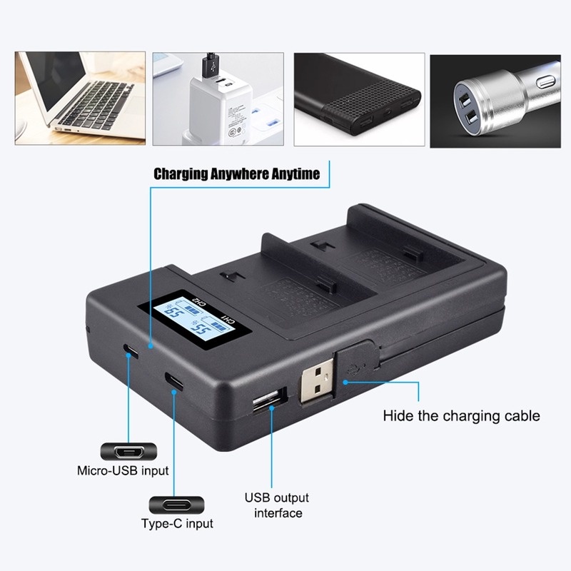 Bộ sạc pin kỹ thuật số NP-F960 970 NP F970 NPF970 cho SONY F930 F950 F770 F570 CCD-RV100 NP-F550 NP-F770 NP-F750