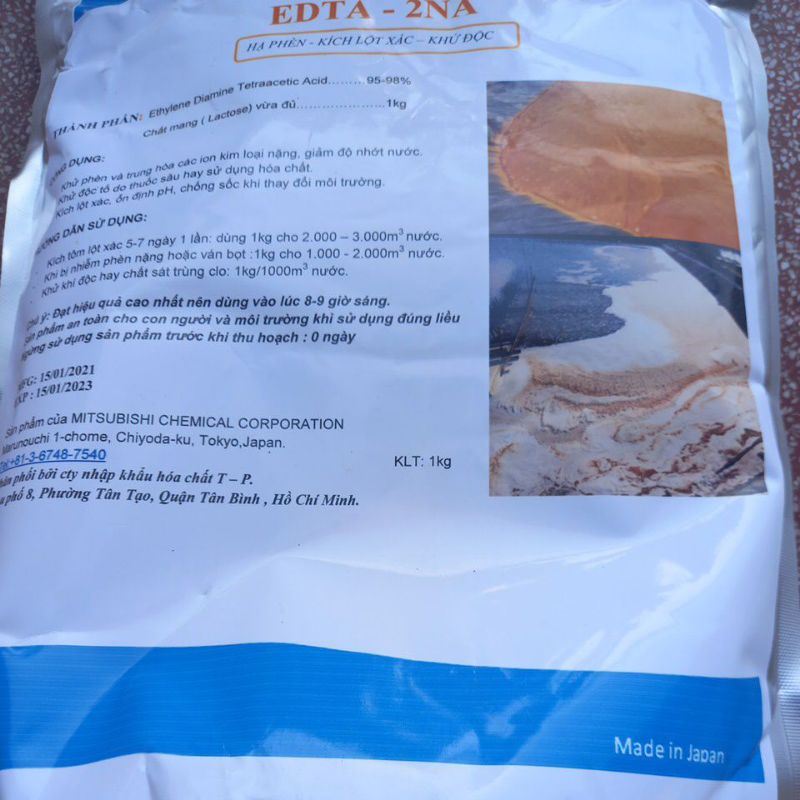 100G CHẤT ỔN ĐỊNH MÔI TRƯỜNG NƯỚC EDTA.2NA