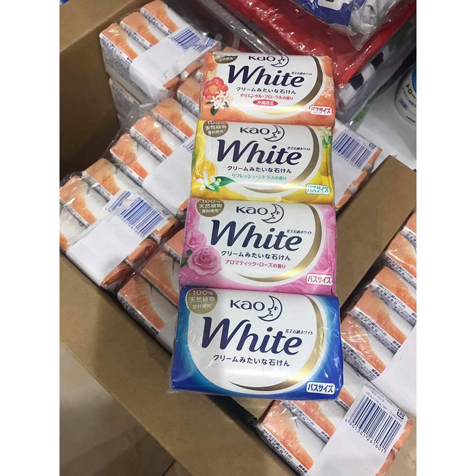 XÀ PHÒNG TẮM KAO WHITE NHẬT BẢN 130G | BigBuy360 - bigbuy360.vn