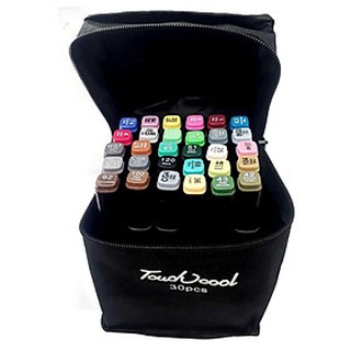 Bút marker touch cool túi vải 30/40/60/80 màu chuyên nghiệp