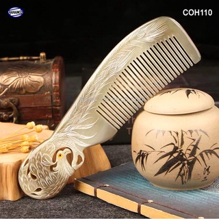 Lược sừng chuôi trơn cao cấp