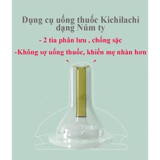 Dụng cụ hỗ trợ cho bé uống thuốc