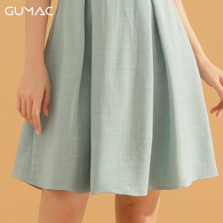 Đầm xanh cổ thủy thủ DA710 GUMAC